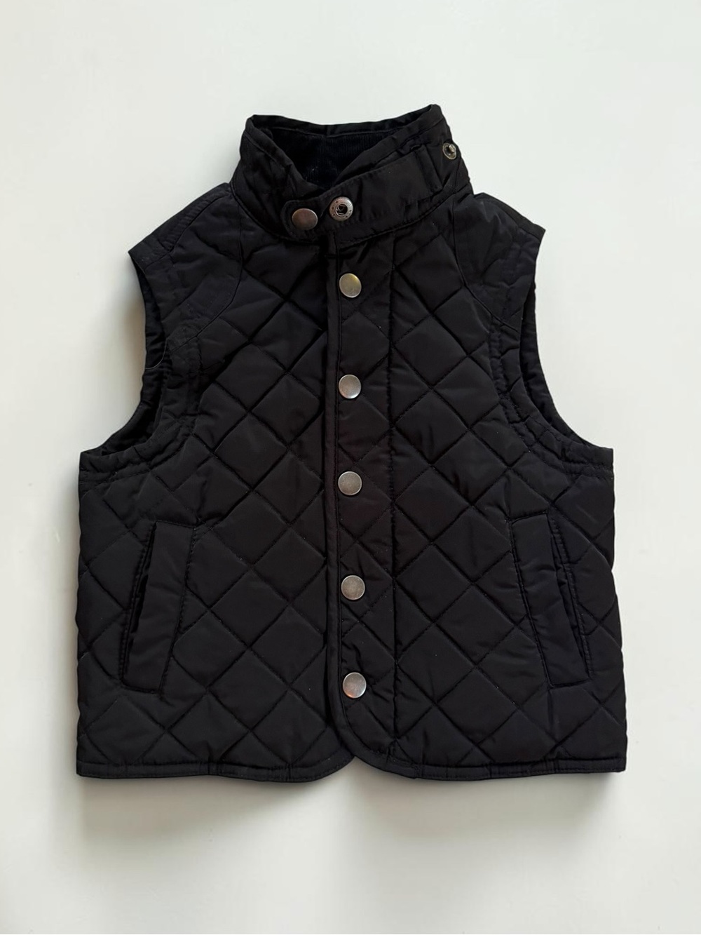 CLASS CLUB EUC Classic Preppy Black Quilted Vest